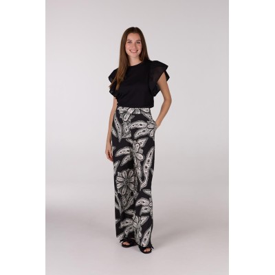 FELIPA TOP - ZWART