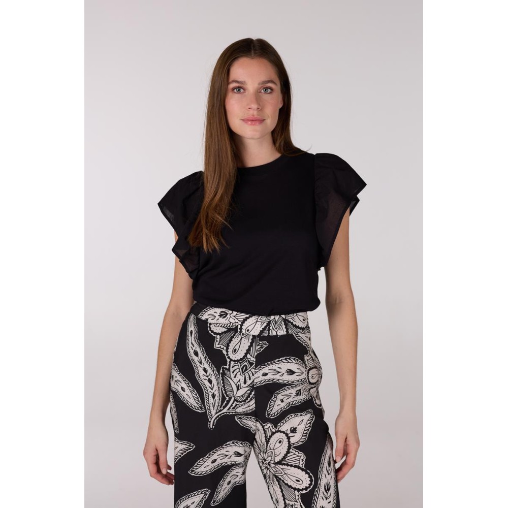 FELIPA TOP - ZWART