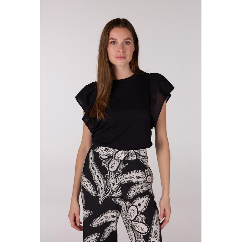 FELIPA TOP - ZWART