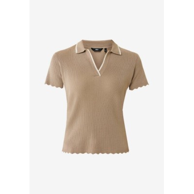 Polo Piping Knit Cashmere Sand
