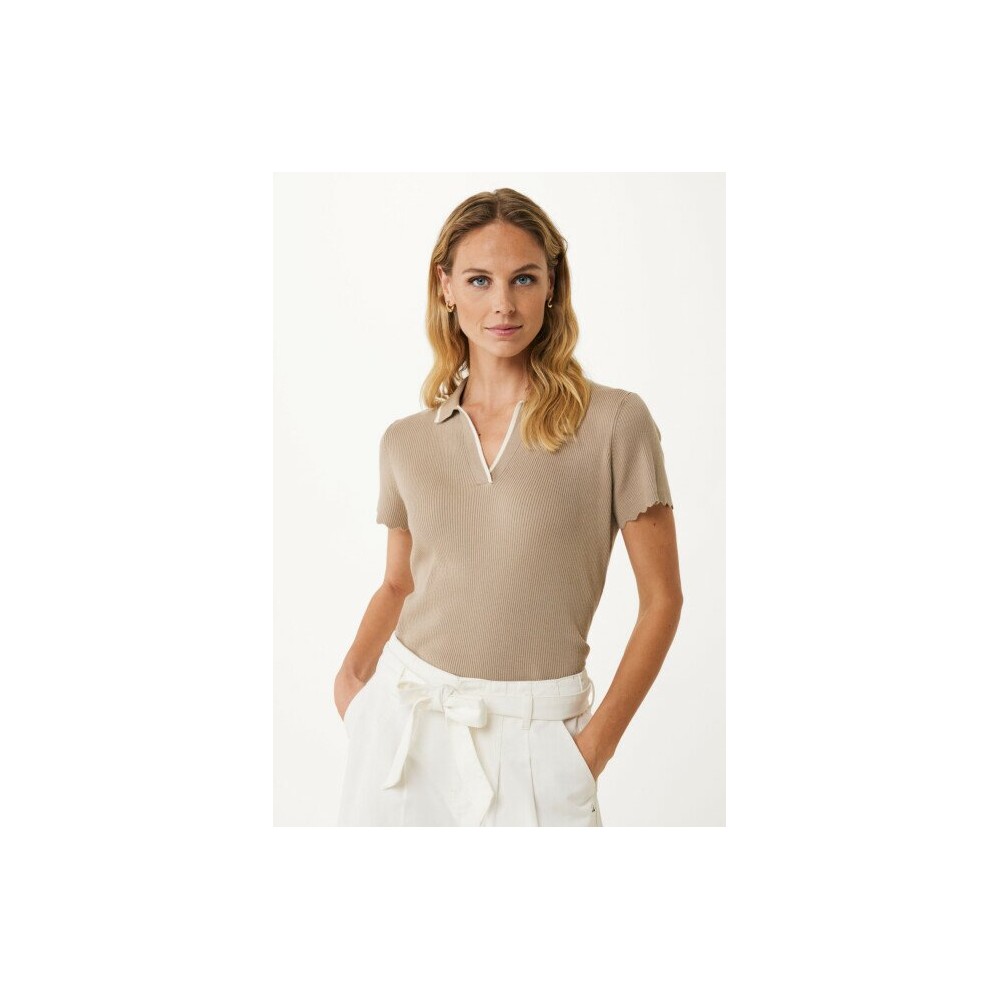 Polo Piping Knit Cashmere Sand