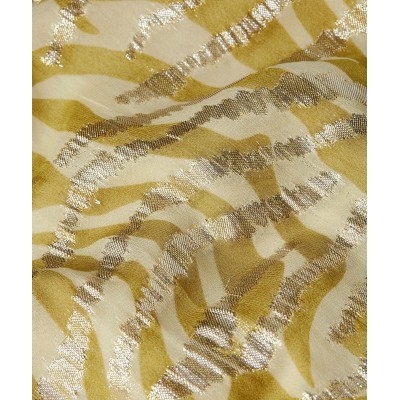 ALLOIS maxi-jurk met lurex - gold green