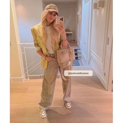 DANEA boyfriend blazer - dull gold