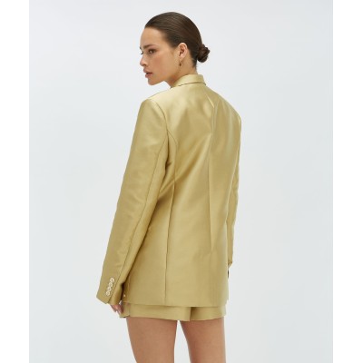 DANEA boyfriend blazer - dull gold