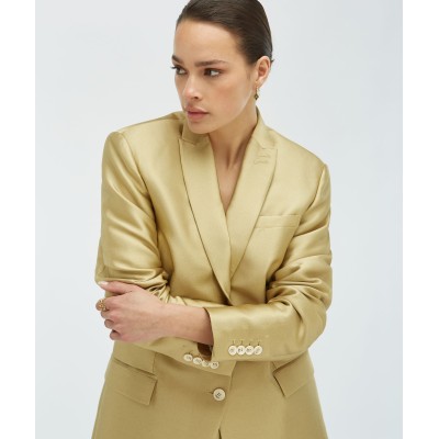 DANEA boyfriend blazer - dull gold