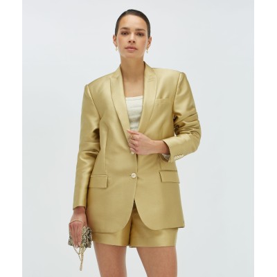 DANEA boyfriend blazer - dull gold