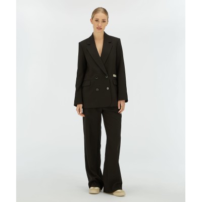 MICHELLE straight fit blazer - black