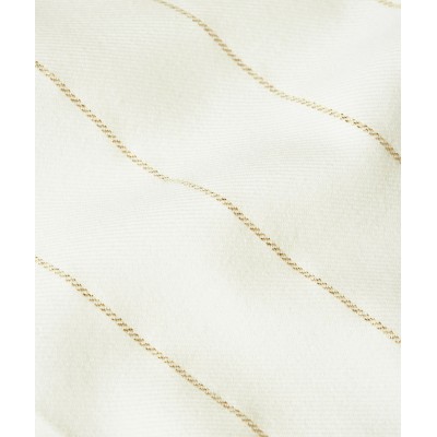 MIES high waisted wide leg pantalon met lurex - light ecru