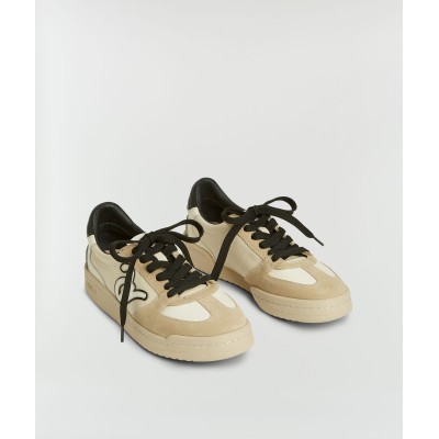 MAEVINA sneakers met luipaardprint - black ecru