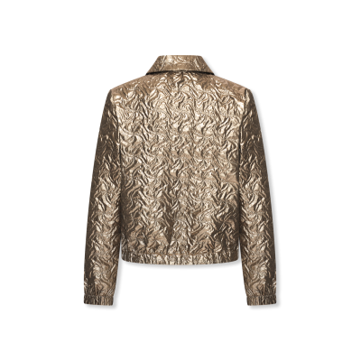 7642 - BOMBER METALIC - ZWART - BRONS