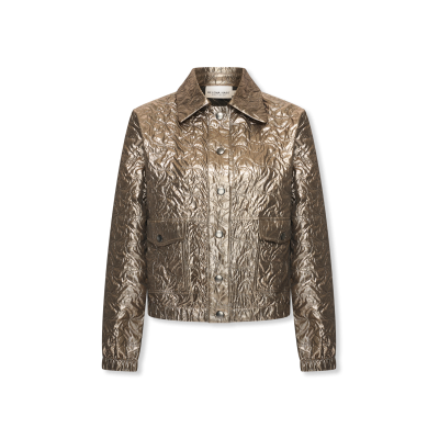 7642 - BOMBER METALIC - ZWART - BRONS
