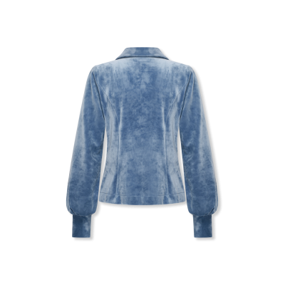 7640 - BLAZER LORA VELOUR - JEANS