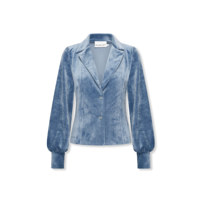 7640 - BLAZER LORA VELOUR - JEANS