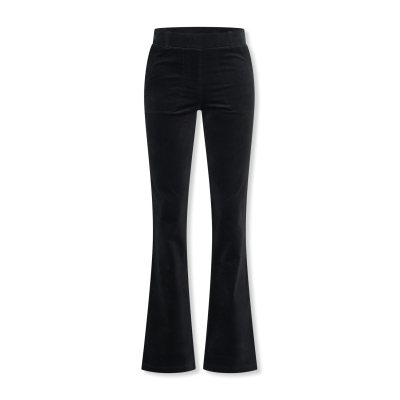 BROEK FLAIR VELVET-MARINE