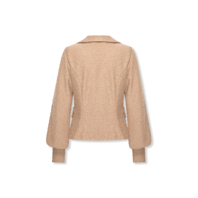 7647 - BLAZER LORIE FROTTé - CAMEL