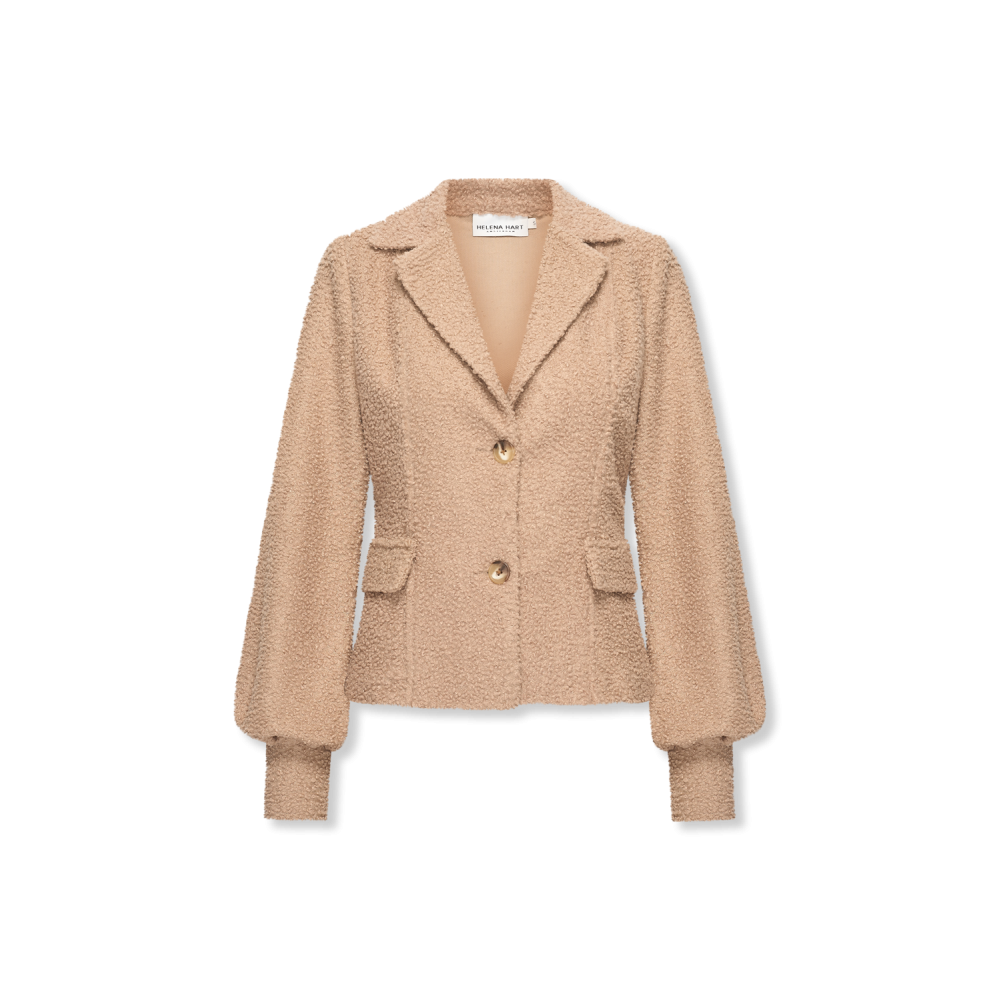 7647 - BLAZER LORIE FROTTé - CAMEL