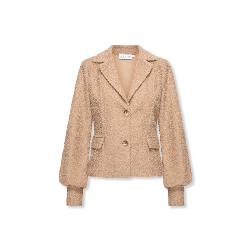 7647 - BLAZER LORIE FROTTé - CAMEL