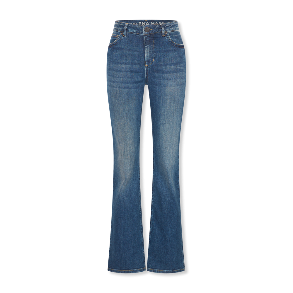 7620 - BROEK FLAIR DENIM - BLUE