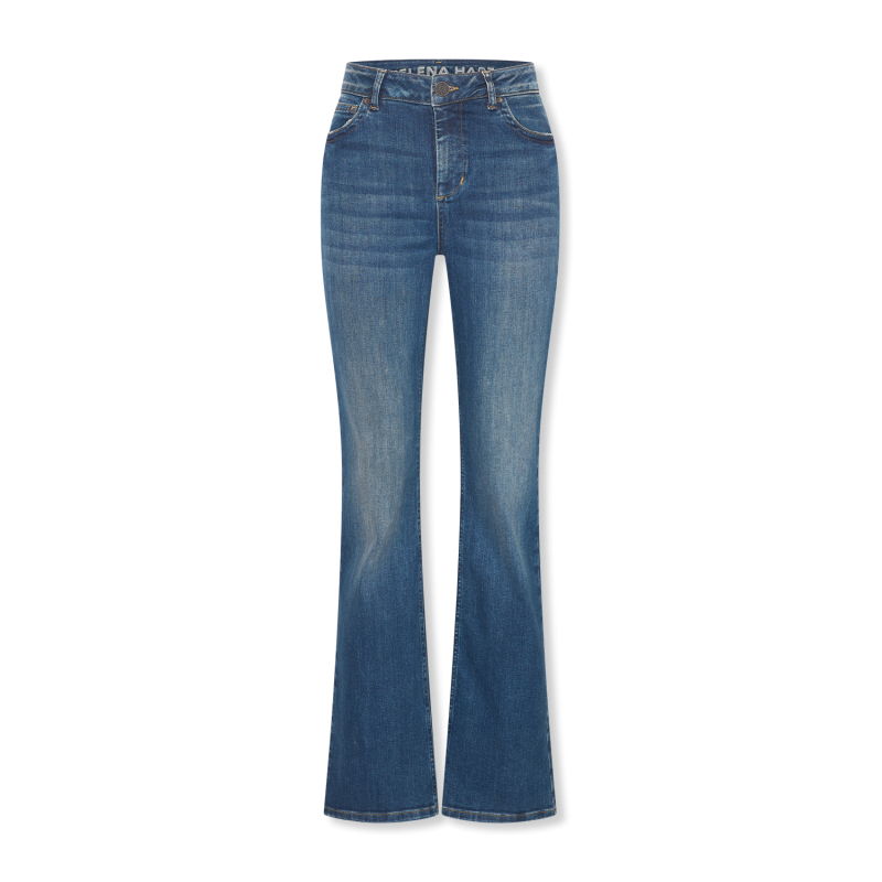 7620 - BROEK FLAIR DENIM - BLUE