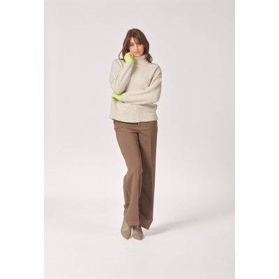 ODELIA PANTS DARK TAUPE