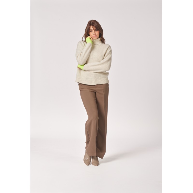 ODELIA PANTS DARK TAUPE