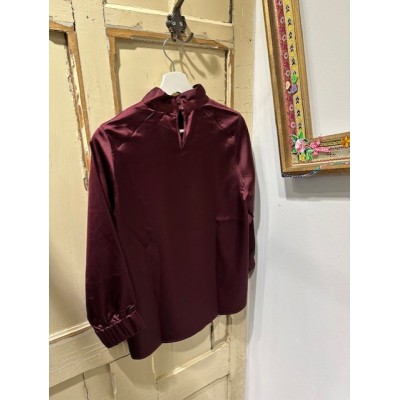 ODILLE BLOUSE BURGUNDY