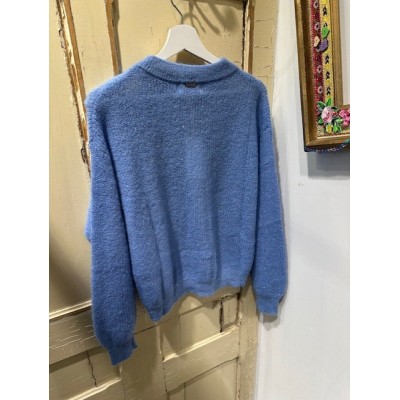 INTIE PAILLETTE GILET BLUE CIEL-S