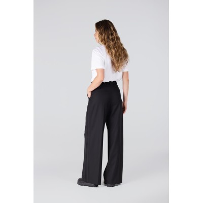 Bridget pantalon met sierbies | Zwart