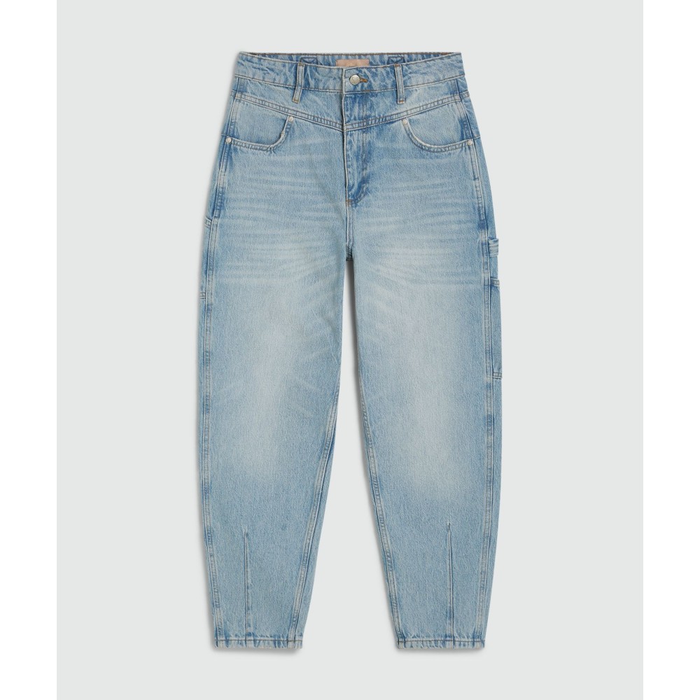 MASON mid rise tapered fit jeans - blue denim
