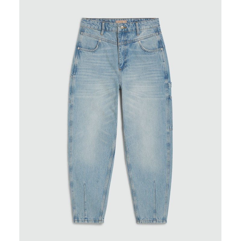 MASON mid rise tapered fit jeans - blue denim