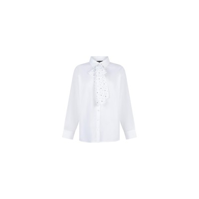 Isabel blouse met rhinestones | Wit