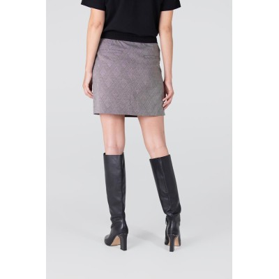 Dani rokje met logo tailleband | Kaki