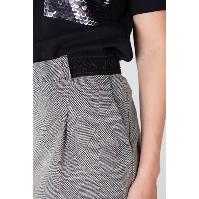 Dani rokje met logo tailleband | Kaki