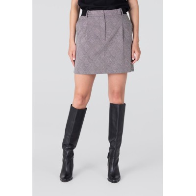 Dani rokje met logo tailleband | Kaki