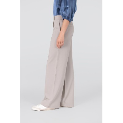 Aleid wide leg pantalon | Kaki