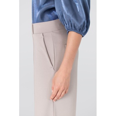 Aleid wide leg pantalon | Kaki