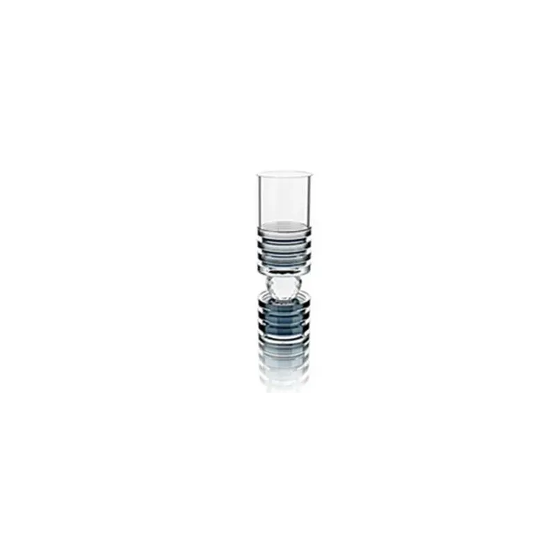 PORTAVELA CRISTAL 6X6X16 NEGRO PV200007