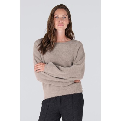 Caily plush trui | Kaki