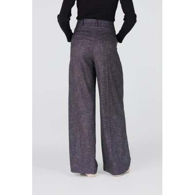 Audrey wide leg pantalon | Zwart
