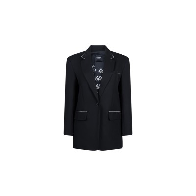Cassie oversized blazer | Zwart