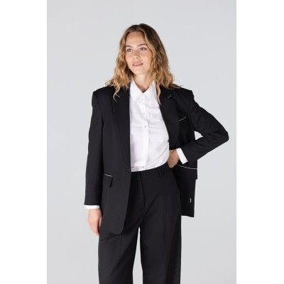 Cassie oversized blazer | Zwart