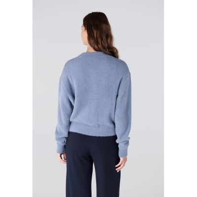 Cloe plush vest | Blauw
