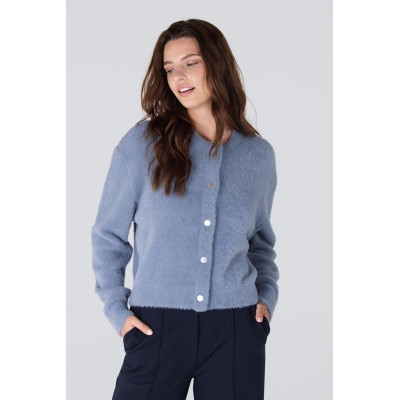 Cloe plush vest | Blauw