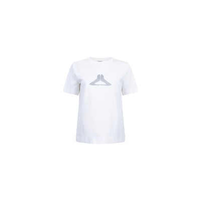 Lola t-shirt met logo | Wit