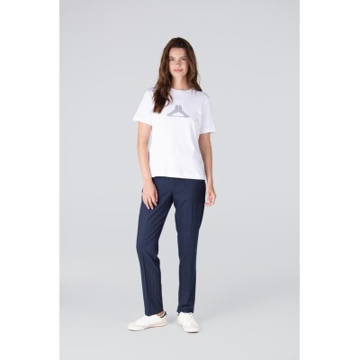 Lola t-shirt met logo | Wit