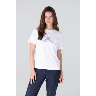 Lola t-shirt met logo | Wit