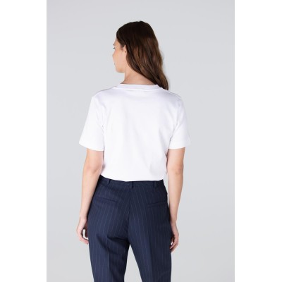 Lola t-shirt met logo | Wit