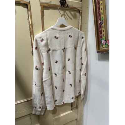 BLOUSE MET HERFST BLAADJES
