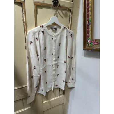 BLOUSE MET HERFST BLAADJES