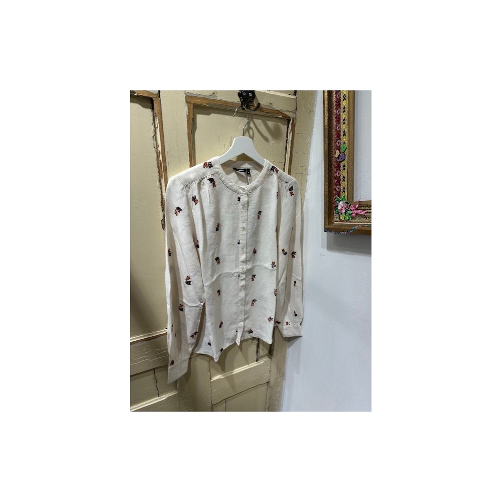 BLOUSE MET HERFST BLAADJES